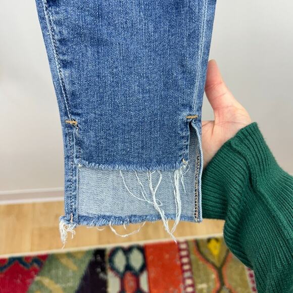 Good American Blue Distressed Good Legs Skinny Jeans Denim 0/25 - Picture 5 of 7